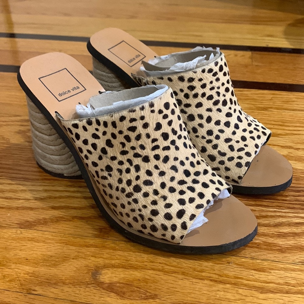 Dolce Vita Cheetah Heels Sz 8